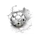 handball  tattoo design idea