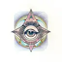 All Seeing Eye tattoo design idea