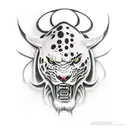 pantera preta  tattoo design idea