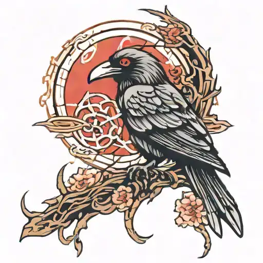 Itachi's crow tattoo design idea