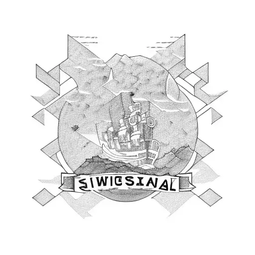 sleeve with spanish maceral, kingwaves kill sign, salt mine from quobba station  tattoo design idea