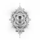 music with name sri tattoo design idea