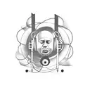 music with name sri tattoo design idea