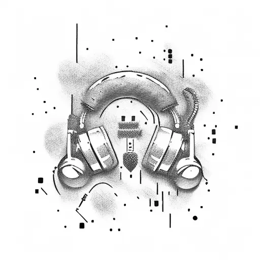 dj controller  tattoo design idea
