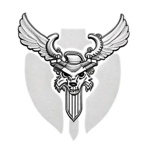 marine corps  tattoo design idea