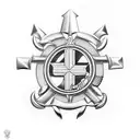 marine corps  tattoo design idea