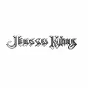 jesus is king tattoo design idea