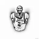 Kobe Bryant  tattoo design idea
