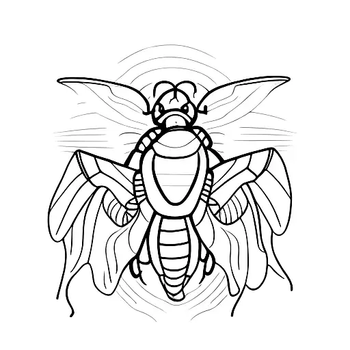 firefly tattoo design idea