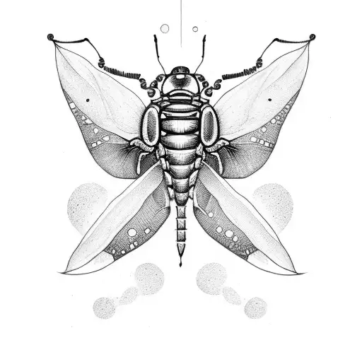 firefly tattoo design idea