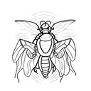 firefly tattoo design idea