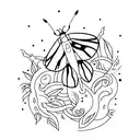 firefly tattoo design idea