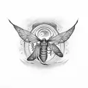 firefly tattoo design idea