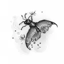 firefly tattoo design idea