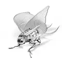 firefly tattoo design idea