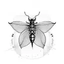 firefly tattoo design idea