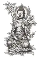 Budha tattoo design idea