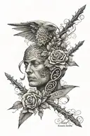 Romans 12:19 tattoo design idea