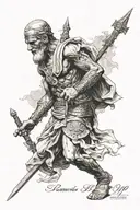 Romans 12:19 tattoo design idea