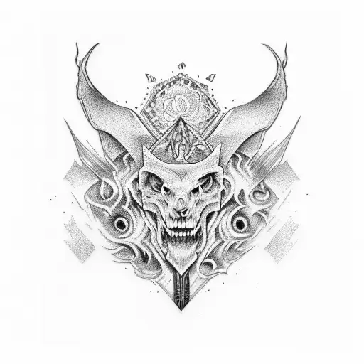 Brand of sacrifice tattoo design idea