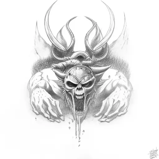 Brand of sacrifice  (berserk) tattoo design idea