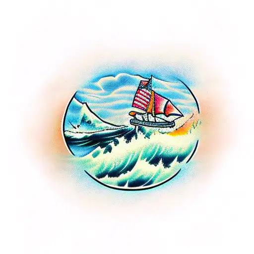 Oregon coast sea animals  tattoo design idea