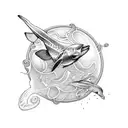 Oregon coast sea animals  tattoo design idea