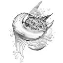 Oregon coast sea animals  tattoo design idea