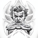 stranger things tattoo design idea