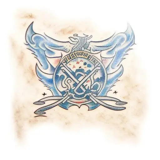 dacian Draco flag tattoo design idea