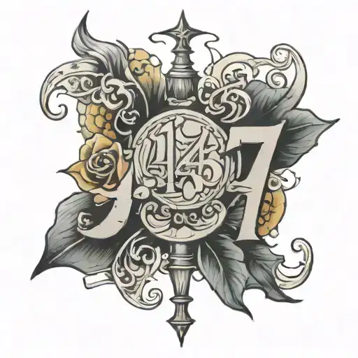 numbers 14:14  tattoo design idea