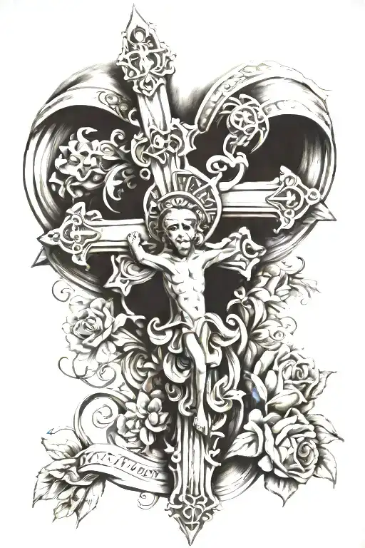 catholic tattoo tattoo design idea