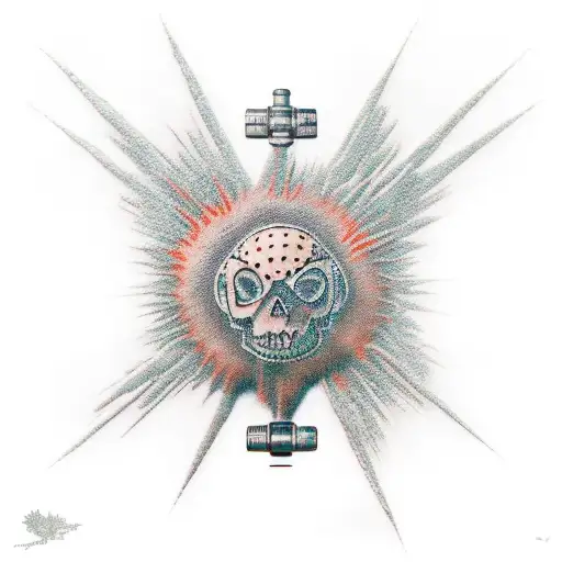 A collage of iconic album covers from The Offspring, with each cover representing a different video game genre tattoo design idea