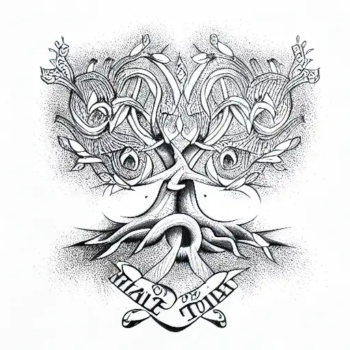 The Hurd family tree, tattoo style
