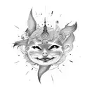 sunshine soul tattoo design idea