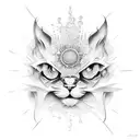 sunshine soul tattoo design idea