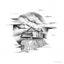 a coal mine  tattoo design idea