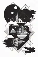 voyage tattoo design idea