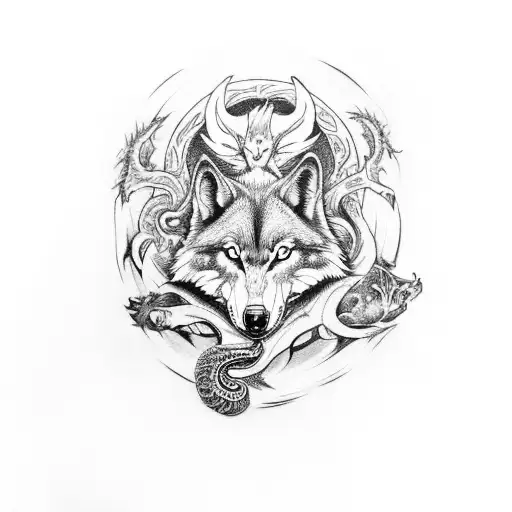 Explore the 50 Best wolf Tattoo Ideas (2018) • Tattoodo