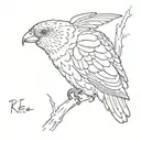 kea tattoo design idea