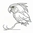 kea tattoo design idea