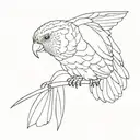 kea tattoo design idea