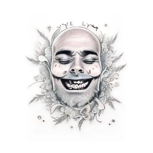 cry now laugh later tattoo design idea