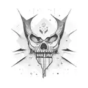 cry now laugh later tattoo design idea