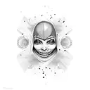 cry now laugh later tattoo design idea