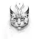 quote "He's more myself than I am. Whatever our souls are made of, his and mine are the same" tattoo design idea