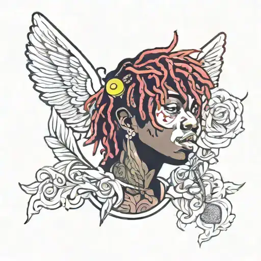 lil uzi vert tattoo design idea