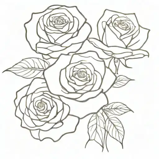 rose with Kayla Jessica and Nick   tattoo design idea