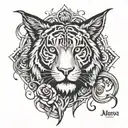 Allen Leon Aaron tattoo design idea