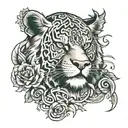 Allen Leon Aaron tattoo design idea
